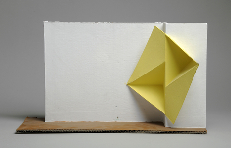 Maquette for Testing the Systems, 1996 (painted card)