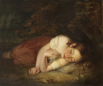 Sleeping Beauty (oil on canvas)