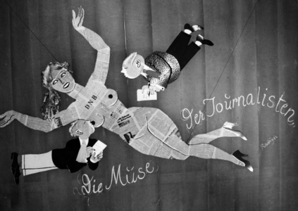 "The Muse of Journalists", 1936 (b/w photo)