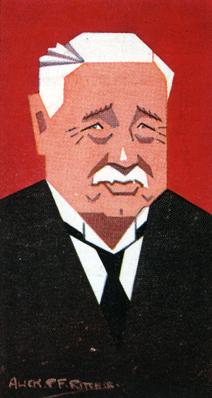 T.P. O'Connor, 1926 (colour litho)