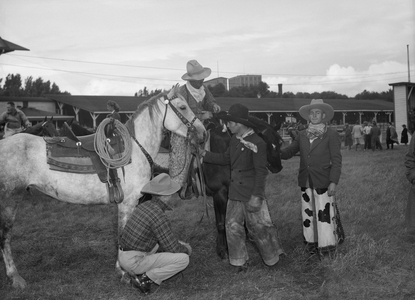 Horse Show - Whittier (b/w photo)