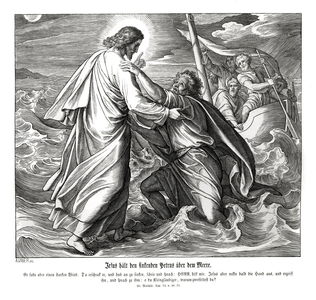 Jesus and Peter walk on water, Gospel of Matthew