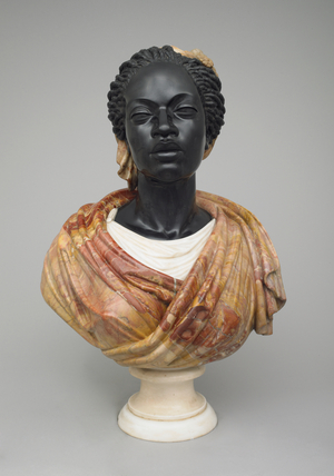 Bust of a Woman, Rome, Italy, c.1650 (marble)