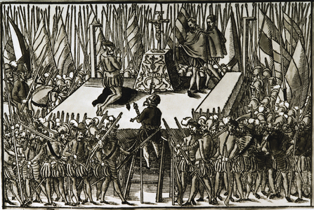 Eighty Year's War, 1568-1648, Execution of the Counts of Egmond and Hoorn, Brussels, 1568 (engraving)