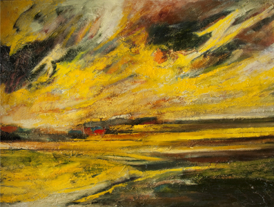 Angus Landscape (oil on canvas)