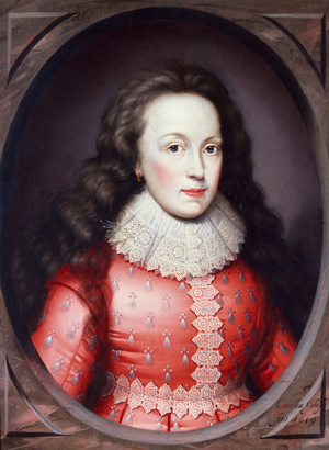 The Countess of Arundel in a Red Dress (oil on panel)