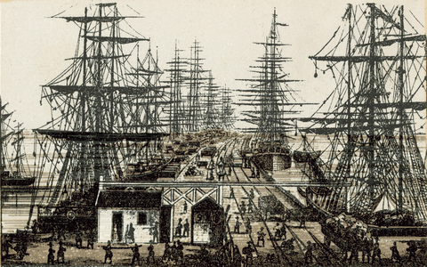 Sandrige Pier (litho)