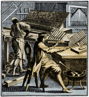 Organ and harpsichord maker - early 18th century