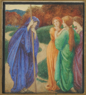 The Pilgrim, c.1920 (w/c on paper)