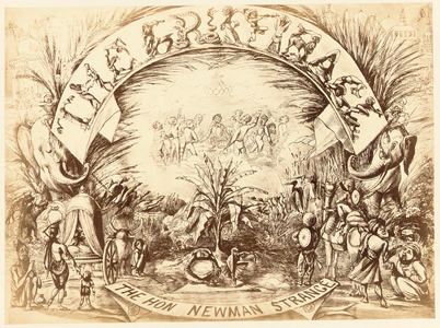 The Griffinage, the Hon. Newman Strange, page from The Delhi Sketchbook, 1850-54 (litho) 