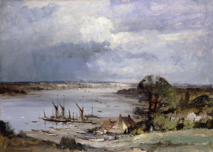 Pin Mill, (oil on board)