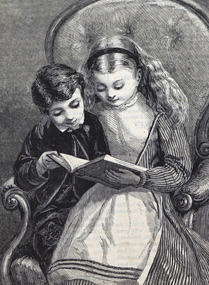 A brother and sister living together, 1850