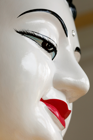 Shakyamuni Buddha. Close-up. Vietnam.(sculpture)