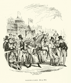 Illustration for Valentine Vox (engraving)