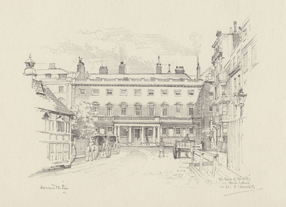 The Duke of Norfolk's Town House, 31 St James' Square (litho)