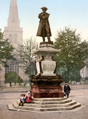 Statue of philanthropist John Howard.
