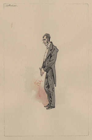 Littimer, c.1920s (pen & ink with w/c on paper)