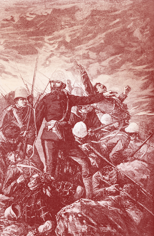 Sir George Colley at Battle of Majuba Hill