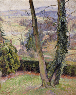 Frost and Mist, Summerleaze, East Knoyle,  1917 (oil on canvas)