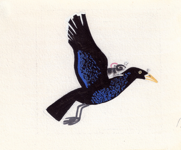 Illustration from 'Masha's Fairytales' by Sofya Prokofieva, 1966 (gouache on paper)