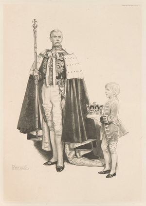 King Edward VII coronation, 1902 (print)