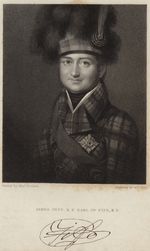 Portrait of James Duff; Earl of Fife (engraving)