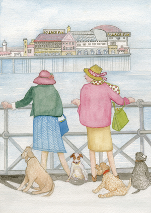 Looking out to Sea, 2018 (w/c on paper)
