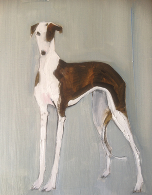 Pale Lurcher 2012 (oil on board)