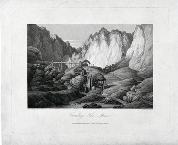 Curclaze Tin mine, 1813 (engraving on paper)