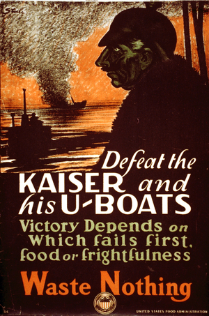 World War I 1914-1918, American poster, 1917.