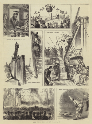All the World at Paris, I (engraving)