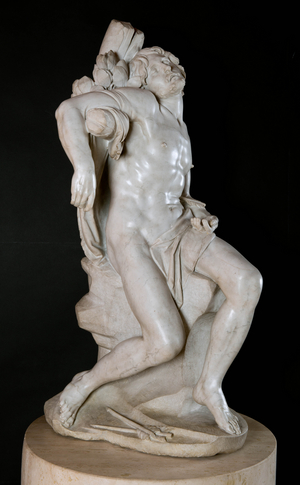 Saint Sebastian, 1616-17 (marble)