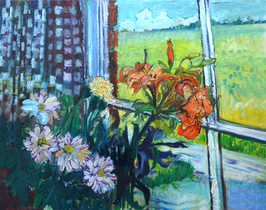 Lily Enchantment (oil on panel) 