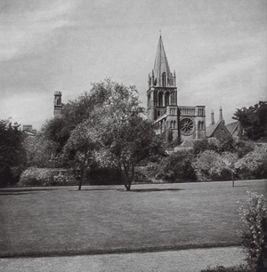 Oxford: The Cathedral (b/w photo)