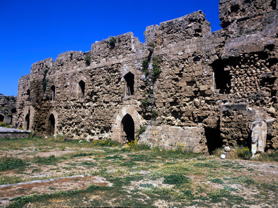Courtyard, Othello Tower, Famagusta, Cyprus