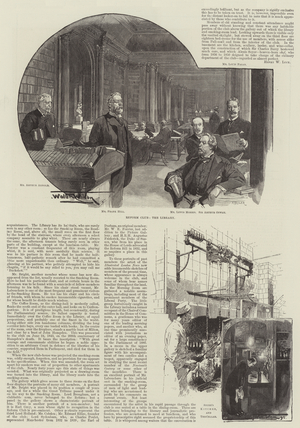 The Reform Club in Pall Mall (engraving)