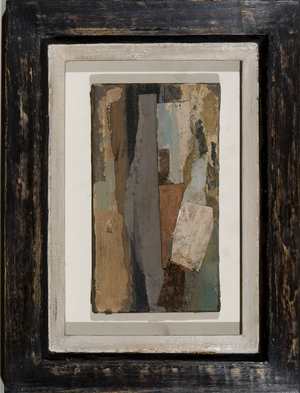 Marais House, 2011 (collage on canvas)