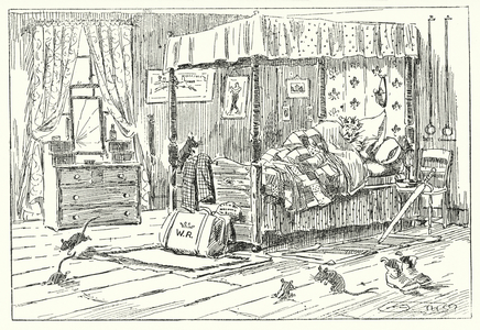 AD 1100, Rufus has a Bad Night (litho)