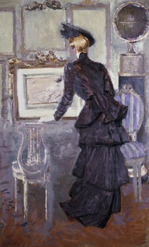 Daisy, Princess of Pless in the Artist's Studio, 1907 (oil on canvas)