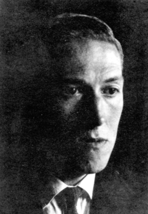 Howard Phillips Lovecraft, 1934 (b/w photo)