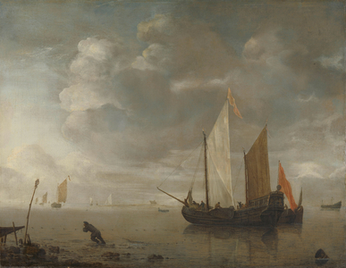Calm Sea, 1650-1676 (oil on canvas)