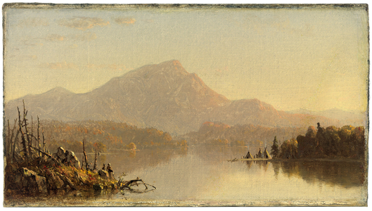 Indian Lake, c.1869 (oil on canvas)