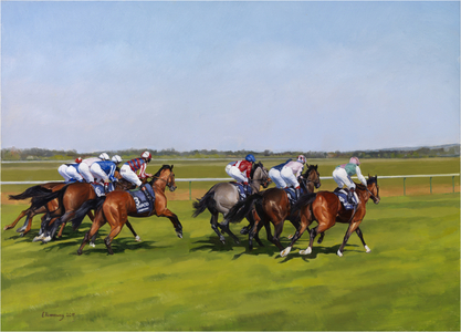 Frankel, 2000 Guineas, 2011 (oil on canvas)