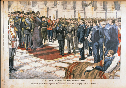 Nicholas II and Alexandra Feodorovna at St Petersburg