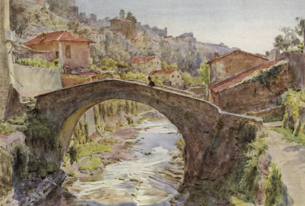La Rocca, San Remo (colour litho)