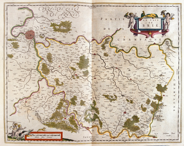 Canton de Brie,  in 'Theatrum Orbis Terrarum, sive Atlas Novus' by Willem Blaeu, Amsterdam, 1645-50