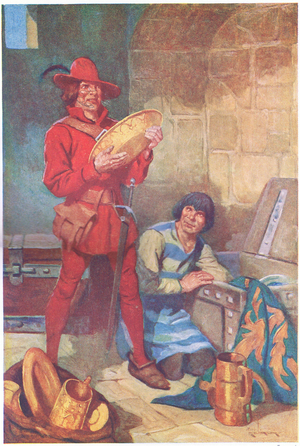 Without any loss of time the two rifled the sherrifs store of plate (colour litho)