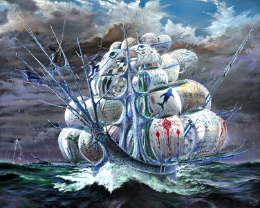 Storm Creators Amundsen Sea, 2019 (oil on canvas)