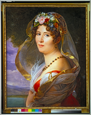 Portrait of Constance Ossolinska Lubienska, undated (oil on canvas)