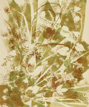 Spring Leaves, 1972 (gouache on paper)